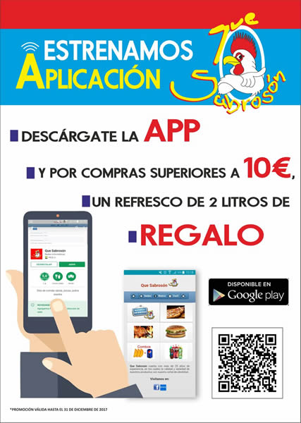 Oferta App Que Sabrosón