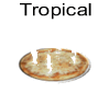 Pizza Tropical&nbsp;&nbsp;&nbsp;(tomate, queso, jam�n, champi�ones, pi�a y or�gano) . 